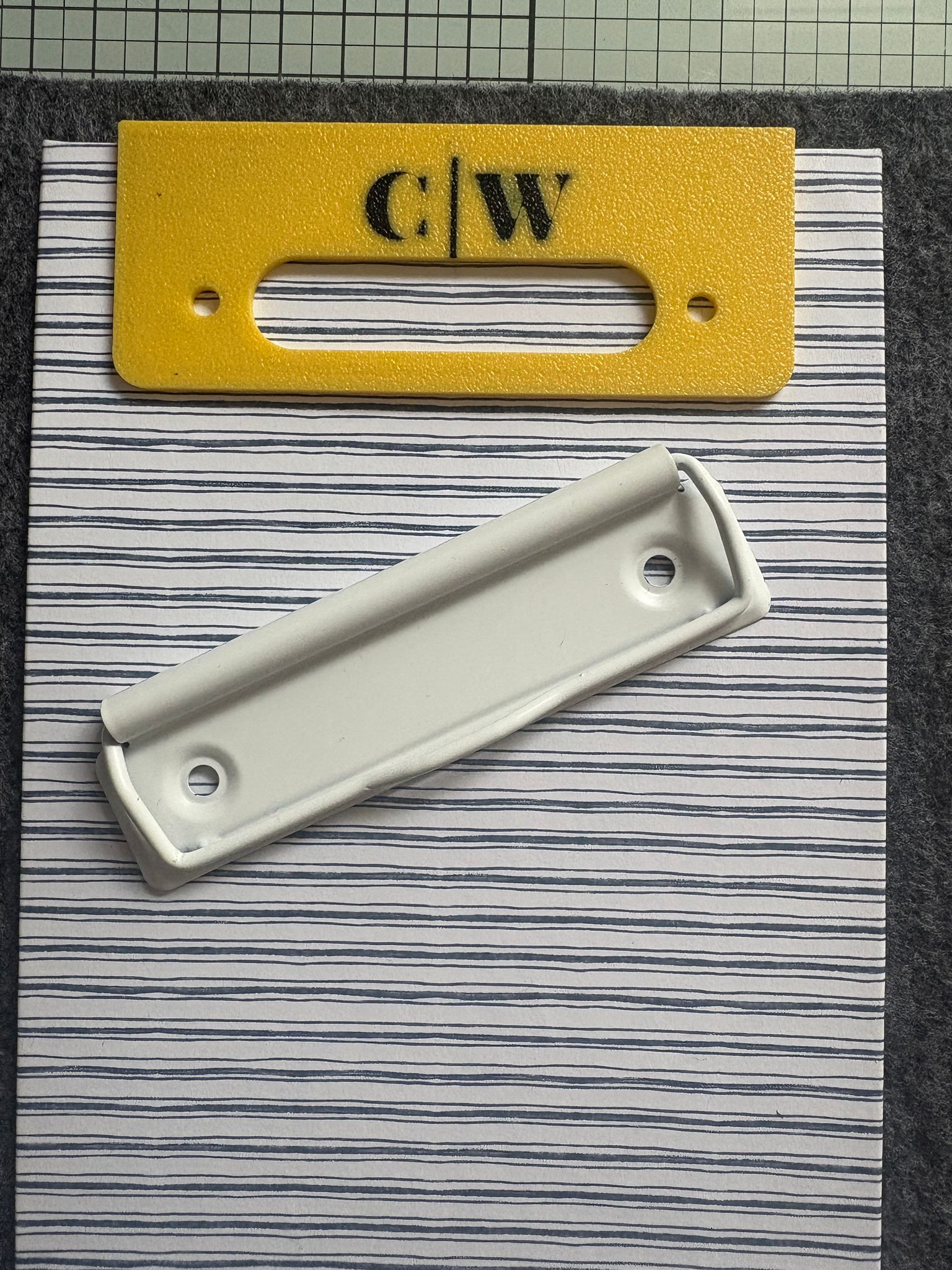 Schablone "Klemmbrettmechanik"