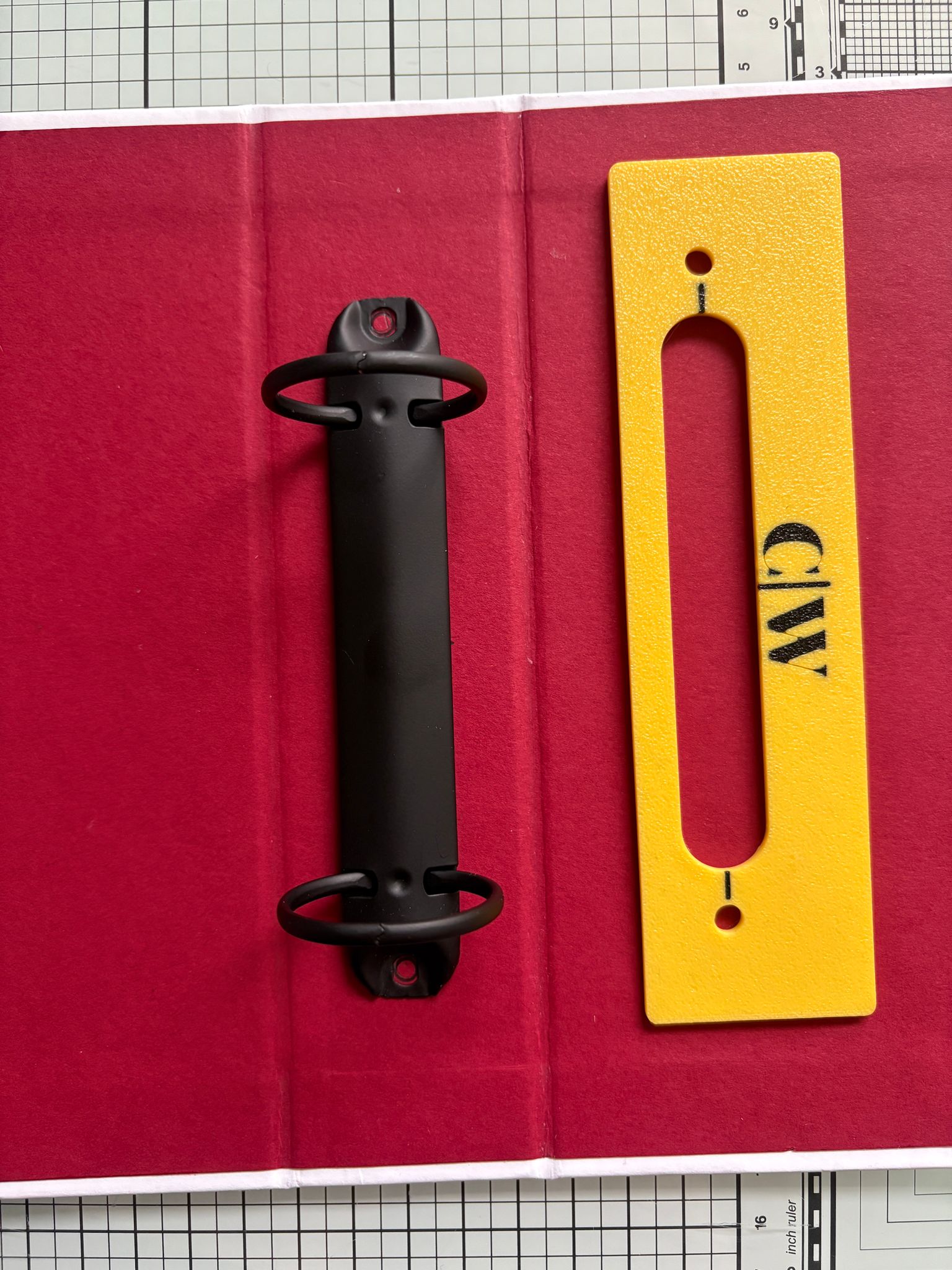 Schablone "Ringbuchmechanik"