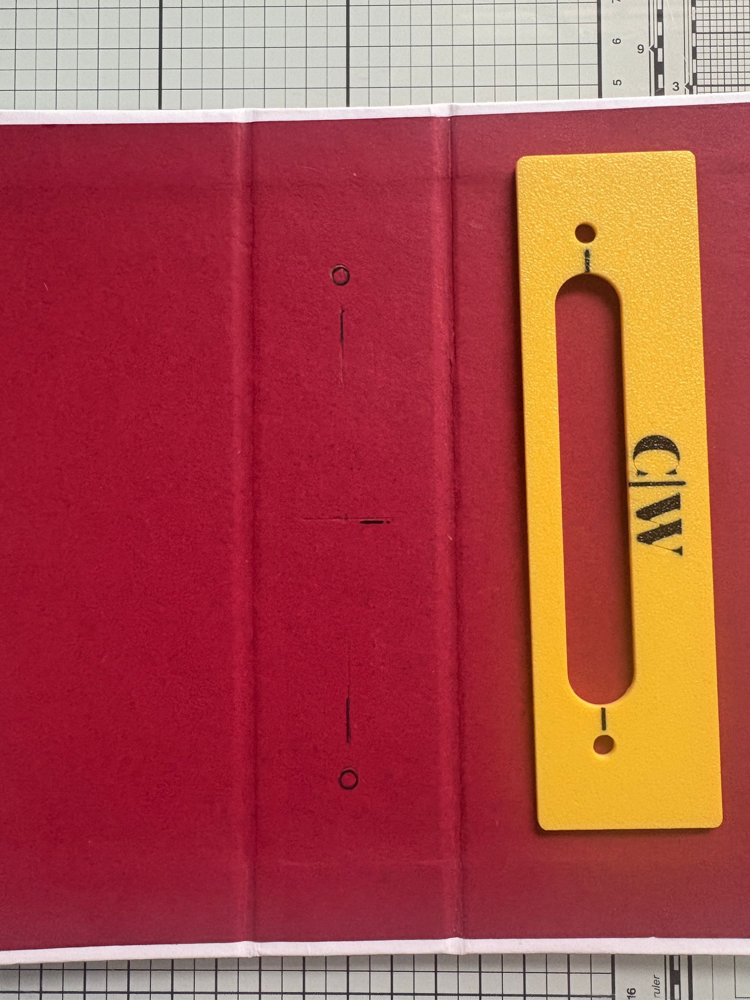 Schablone "Ringbuchmechanik"