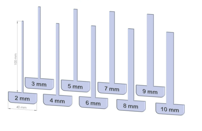 T-Spacer Set - Präzisionstool für sauberes Buchbinden