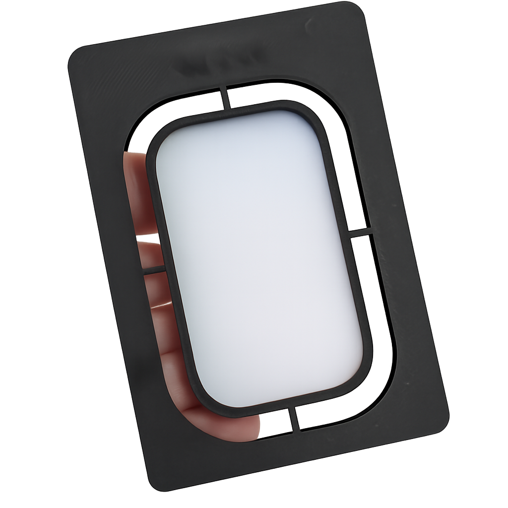 Buttonschablone rechteckig #2